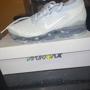 Brand New White Nike Vapor Max Fly Knit